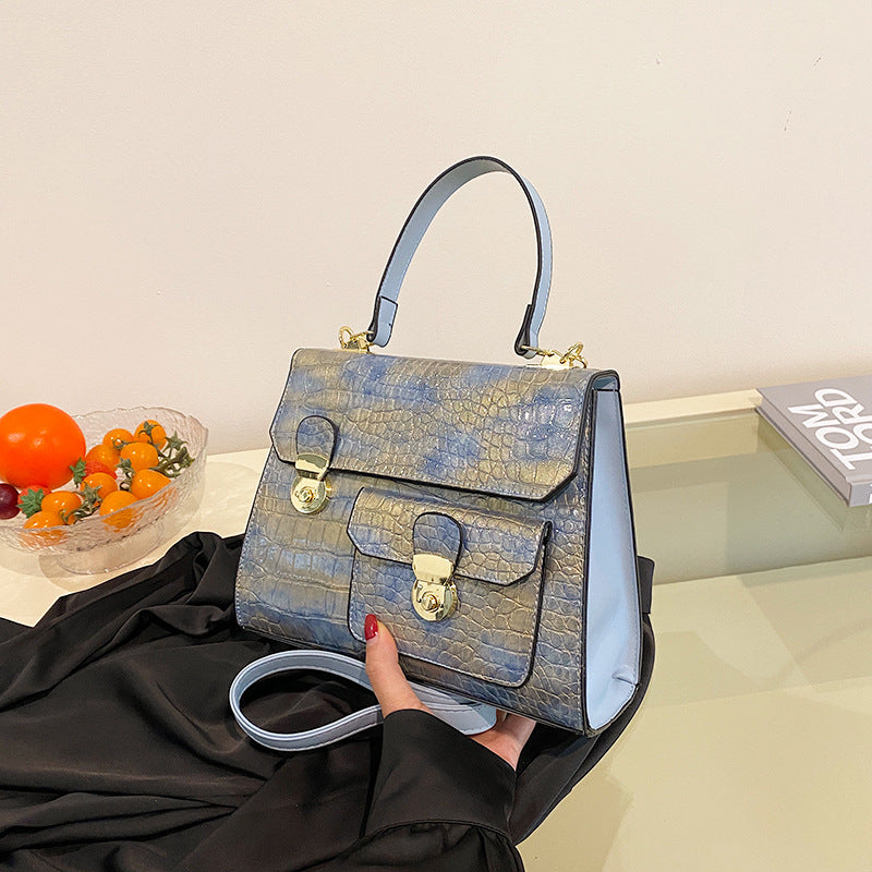 Éclat Croco Satchel
