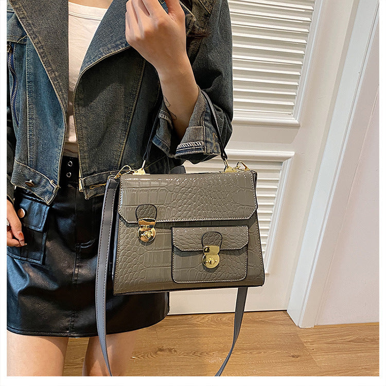 Éclat Croco Satchel