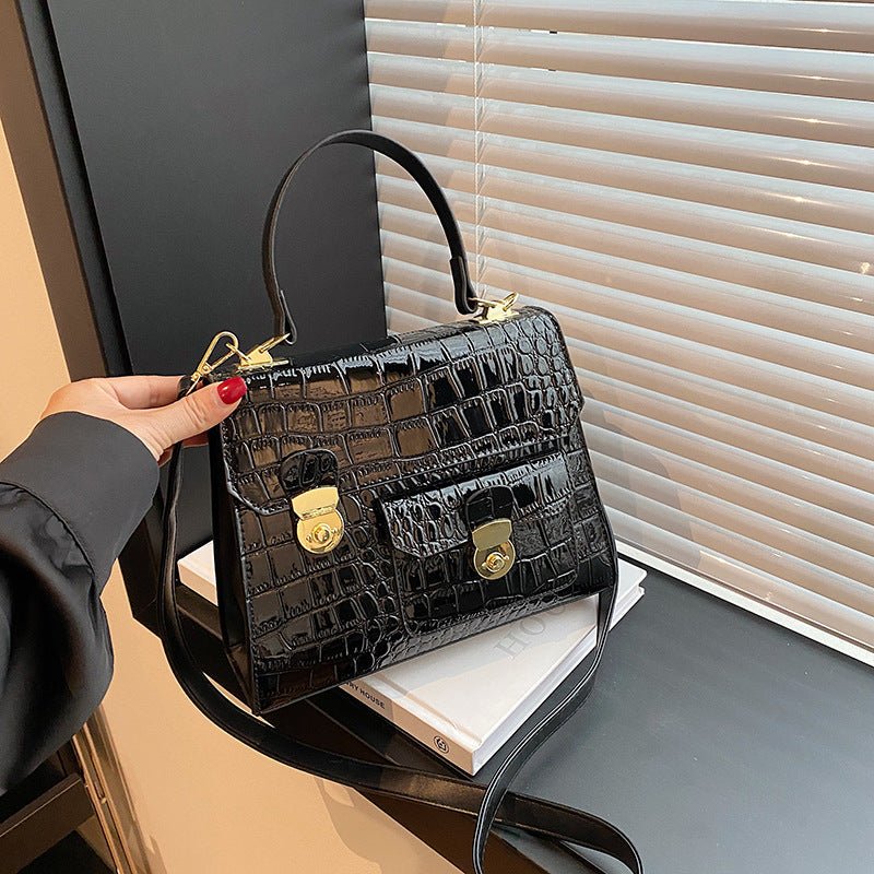 Éclat Croco Satchel