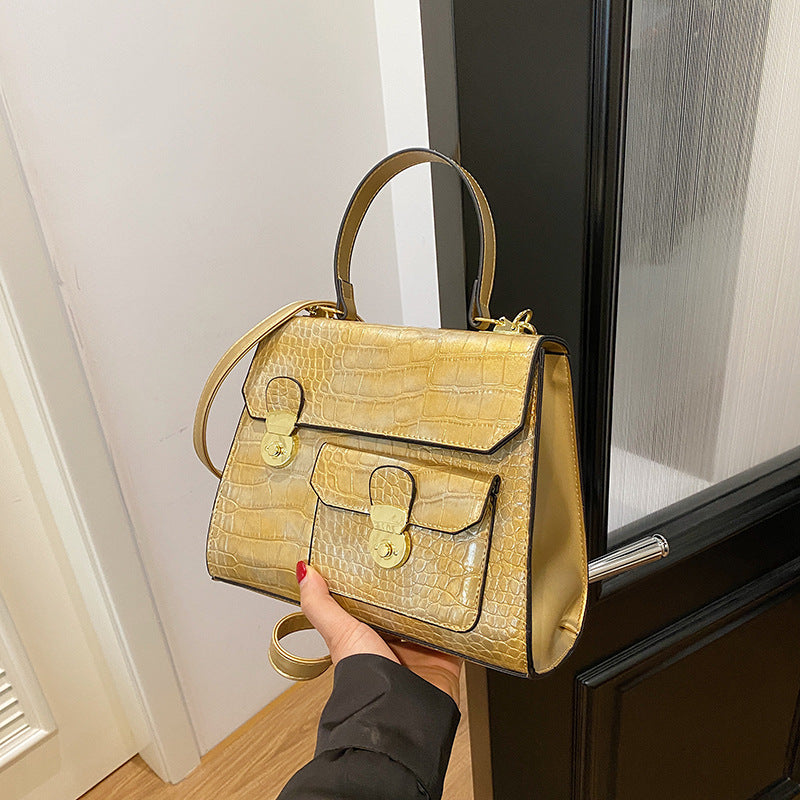 Éclat Croco Satchel