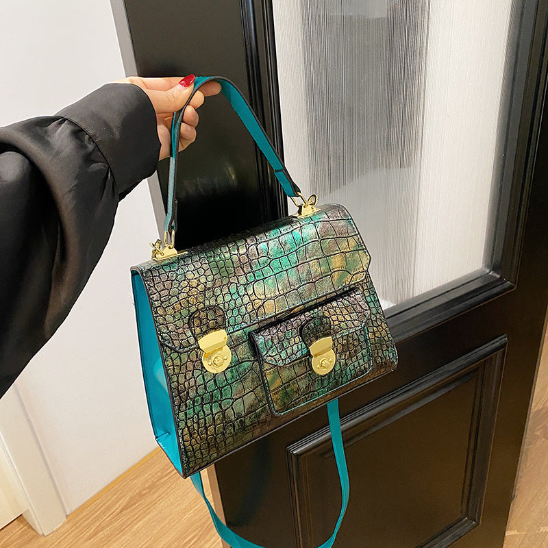 Éclat Croco Satchel