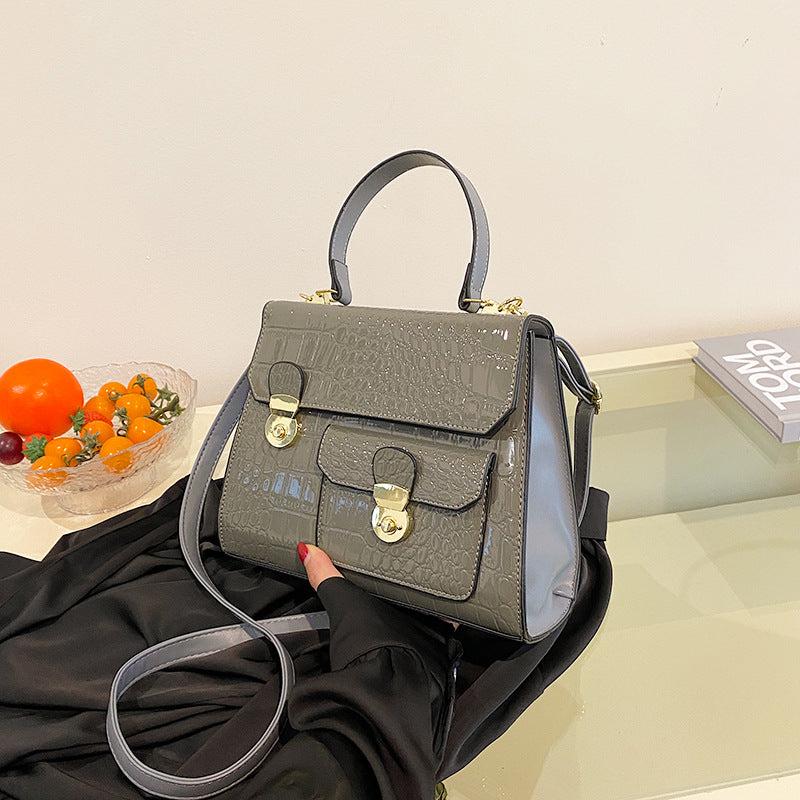 Éclat Croco Satchel